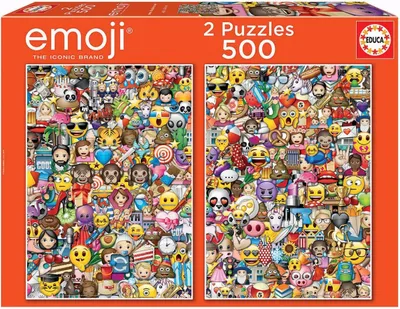 Obrázok produktu pre Puzzle 500 piese 2 x 500 Emoji 17992