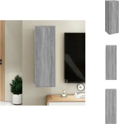Produktbild von vidaXL TV-Schrank Grau Sonoma 30,5x30x90 cm Holzwerkstoff -  TV-Möbel