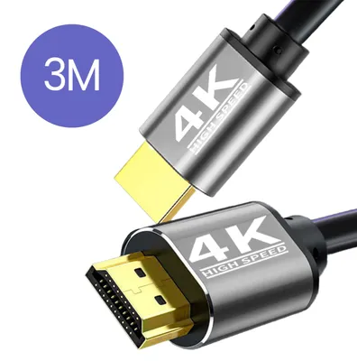 Obrázek produktu pro HDMI kabel pozlacený 4K/60 Hz 3 m černý