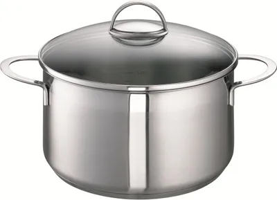 Produktbild von Schulte-Ufer WAVE MEAT POT 65017-24 Kochtopf inkl. Deckel, Edelstahl, 24 cm Durchmesser, Induktionsherd-geeignet