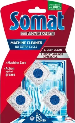 Zdjęcie produktu dla Somat Machine Cleaner, Tabletki do czyszczenia zmywarki, 3 x 20 g