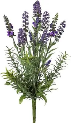 Produktbild von artplants.de Kunstpflanze Lavendel BLIMOR, Steckstab, buschig, violett, 35cm - Kunstblume Lavendel