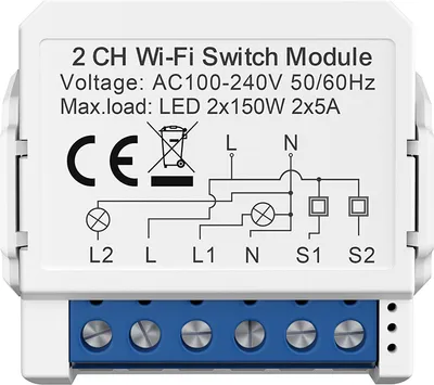 Produktbild von INF Smartes WLAN-Schaltermodul - Steuerung der Beleuchtung aus der Ferne