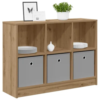 Obrázek produktu pro vidaXL Komoda se zásuvkami, dub Artisan, 88,5 x 27,5 x 63,5 cm