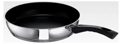 Produktbild von Bratpfanne Wega beschichtet, 28 cm, Edelstahl, Silber-Schwarz