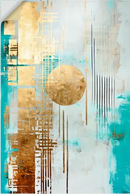 Produktbild von ARTland Wandbild, selbstklebend ABSTRAKTE KUNST Himmelspforte Größe: 80x120 cm