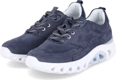 Produktbild von Gabor ROLLINGSOFT SENSITIV Damenschuhe - sportliche Schnür- Halbschuhe blau NEU