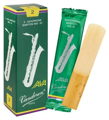 Baritonsaxophon-Rohrblatt Java, Stärke 2, 5er-Pack