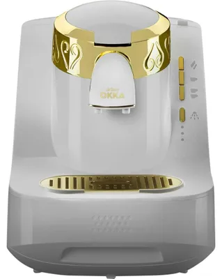 Obrázek produktu pro Arzum OKKA Gold, Kávovar na tureckou kávu, 0,95 l, 710 W, Zlato, Bílá