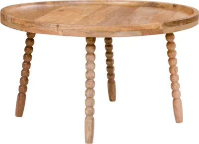 Image de Couchtisch >Jammu< in Natur, Mango - 60x35x60cm (BxHxT)