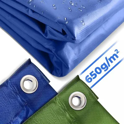 Obrázek produktu pro JAGO Plachta 650 g/m², hliníková oka, modrá, 2 x 3 m