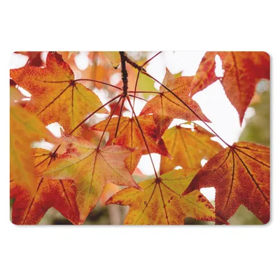 Produktbild von MuchoWow® Mauspad Mousepad Herbstzweige - Blätter - Jahreszeiten - Landleben 27x18 cm - Mousepads - Maus Mat - Pad - Mausunterlage - Büroartikel - Desk Matten