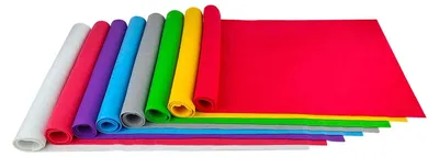 Zdjęcie produktu dla Miękka, filcowa tkanina do rękodzieła, 8 kolorów, 40 cm x 1 m