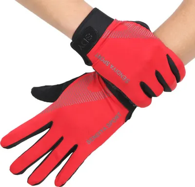 Produktbild von Outdoor-Sporthandschuhe für Damen und Herren: Dünne, atmungsaktive Handschuhe aus Eisseide mit Touchscreen-Funktion, elastisch, geeignet für Bergsteigen, Radfahren, Autofahren und Laufen.