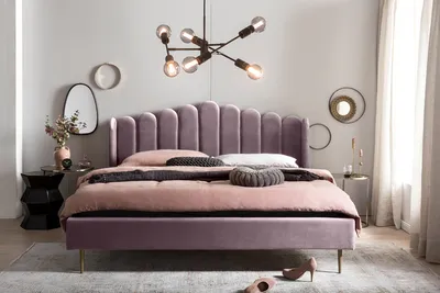 Immagine prodotto di Letto a conchiglia in velluto 140x200 cm