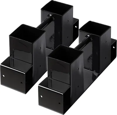 Produktbild von Holzstapelhilfe für Kaminholz im 2er Set, 335 x 85 x 130 mm