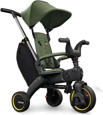 Zdjęcie produktu dla Trójkołowy rower Doona LIKI S3 w kolorze pustynnej zieleni