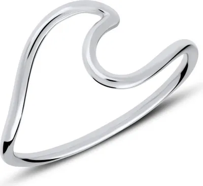 Produktbild von lanii Wave Ring aus 925er Sterlingsilber