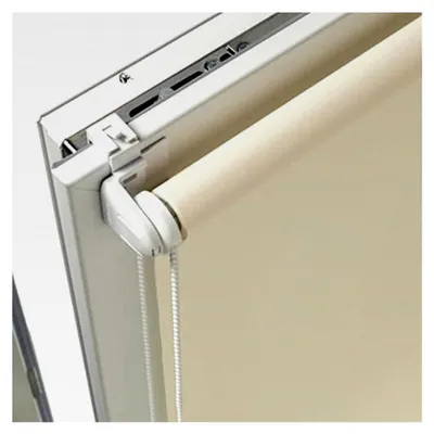 Produktbild von EasyFix Rollo Tone in Beige, 45 x 150 cm, Rollo ohne Bohren, Klemmfix Rollo, 75% blickdicht und lichtdurchlässig