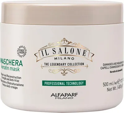 Produktbild von Il Salone Milano Keratin Mask 500ml - Maske für geschädigtes Haar