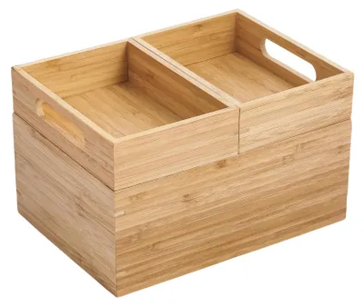Image de ISALYS - Rangement en bambou, 23,3 cm