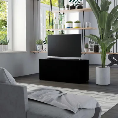 Immagine prodotto di Mobile TV nero 80x34x36 cm materiale legno