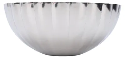 Obrázok produktu pre Nerezová servírovacia miska – vhodná na šaláty a ovocie – 20 x 9 cm