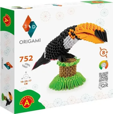 Zdjęcie produktu dla Origami 3D Tukan zestaw kreatywny
