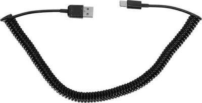 Produktbild von Aufgerollter USB C Kabel 3M einziehbare Spiralkabel