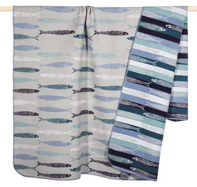 Produktbild von PAD Decke Fisch Sardine Grau