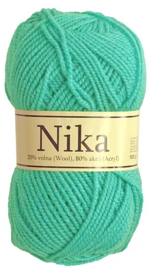 100g Strickgarn Nika mit 20% Wollanteil Strickwolle Farbauswahl türkis
