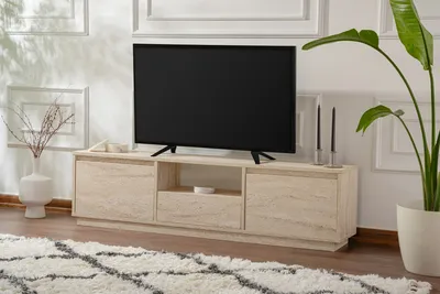 Image de Skye Decor, Vanguard - Travertine, Meubles TV, travertin, 160 x 42 x 29,5 cm