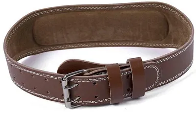 Image de Bande élastique pour le soutien du dos et de la taille, musculation, exercices de fitness, entraînement à domicile - 115 cm, marron
