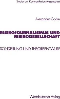Produktbild von Risikojournalismus und Risikogesellschaft