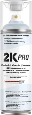 Produktbild von 2K PRO 2K Spraydose - 2 Komponenten Sprühlack - PolyurethanLack