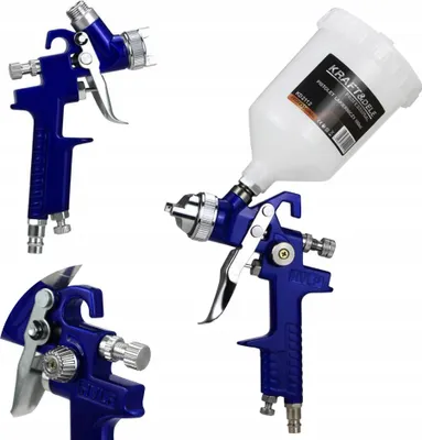 Zdjęcie produktu dla Pistolet Lakierniczy 600 ml 4 bar 1,3 mm 90-170 l/min Kraft&Dele