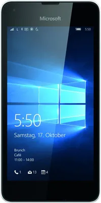 Produktbild von Microsoft Lumia 550, 11,9 cm (4.7"), 1 GB, 8 GB, 5 MP, Windows 10, Schwarz