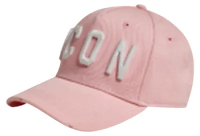 Immagine prodotto di Cappello da baseball Dsquared2 in cotone, colore rosa