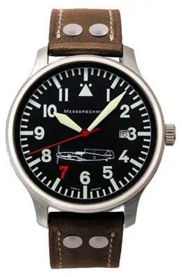 Produktbild von Messerschmitt Flieger Rote 7 Herrenuhr