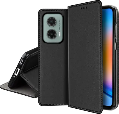 Immagine prodotto di CUSTODIA IN PELLE per Motorola Moto G35 5G MAGNETICA BOOK CASE TOKRA VETRO 9H