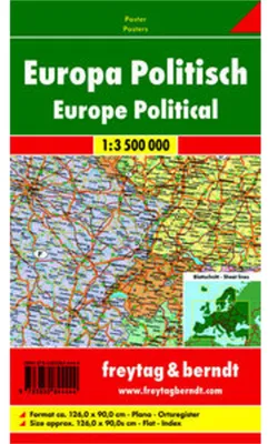 Produktbild von Europa politisch 1 : 3 500 000 Planokarte