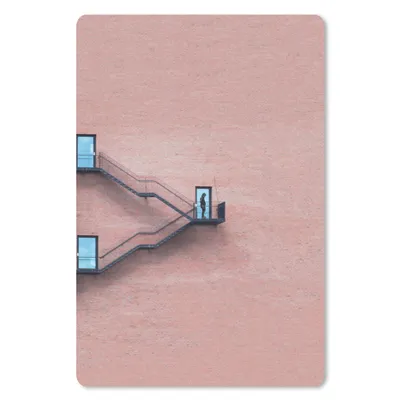 Produktbild von MuchoWow® Mauspad Mousepad Tür - Wand - Treppe - Architektur 40x60 cm - Mousepads - Maus Mat - Pad - Mausunterlage - Schreibtisch Accesoire