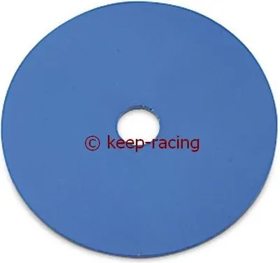 Produktbild von Unterlegscheibe für Sitze/Sitzhalter, Aluminium, 60 x 8 x 2mm, eloxiert, Farbe:blau