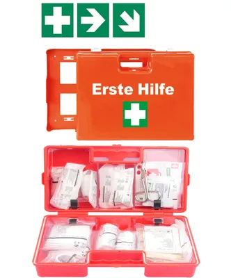 Obrázok produktu pre Erste-Hilfe-Koffer fuer Betriebe DIN 13157 Premium 64 teilig