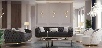 Produktbild von Sofagarnitur 4tlg 3+3+1+1 Sitz Sofa Couchen Möbel Couch Wohnzimmer