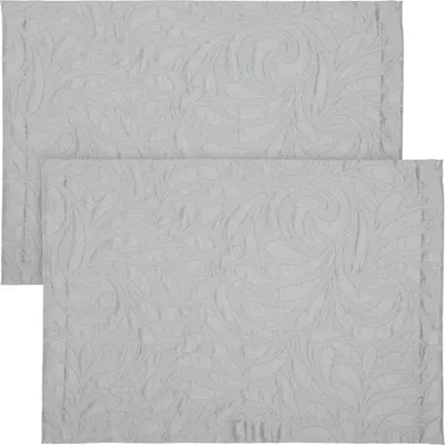 Produktbild von Erwin Müller Tischset Cadiz" 2er-Pack hellgrau 35x50 cm"
