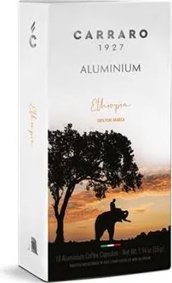 Obrázek produktu pro Kávové kapsle "Ethiopia", kompatibilní s Nespresso, 10 ks, CARRARO CAR021