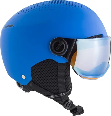 Produktbild von Alpina Snow Zupo Visor Q Lite Helm Mit Visier Blau 51-55 cm Blau 51-55 cm