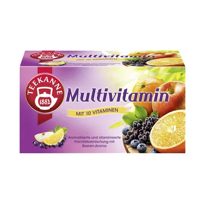 Zdjęcie produktu dla Czajniczek multiwitamina z 10 witaminami z wybranych owoców 60g