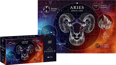 Obrázek produktu pro Interdruk Puzzle 250 dílků znamení zvěrokruhu 1 Beran